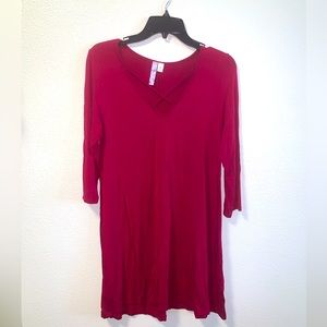 Alya Women Formal Career Casual Trapeze Dress Size medium